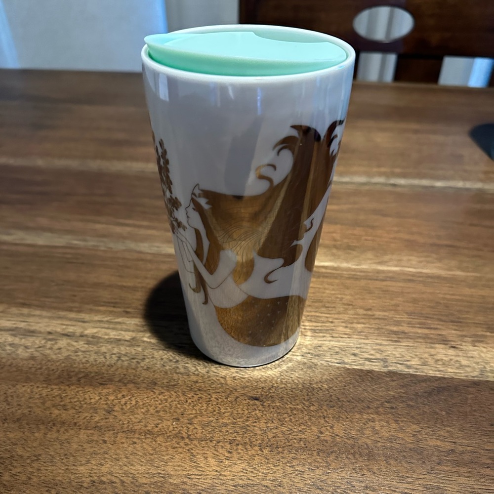 2021 winter pearl mermaid ceramic Starbucks tumbler